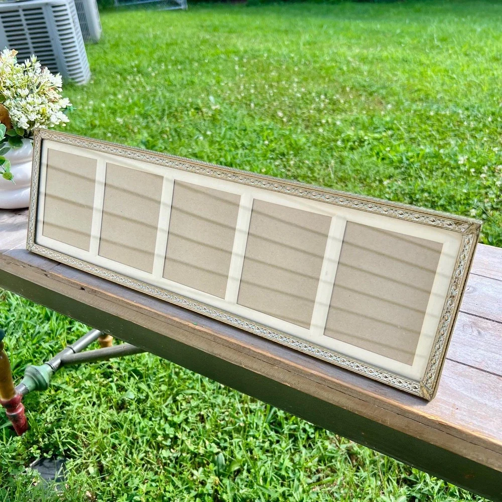 Vintage Gold Horizontal Ornate Picture Frame | Five 3x4